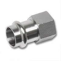 Муфта переходная SANHA 9270G 28 мм x 3/4", нержавеющая сталь, ВПр-ВР