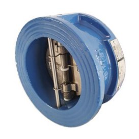 Клапан обратный двухстворчатый межфланцевый Tecofi CB4448-EP DN65 PN16, чугун EPDM