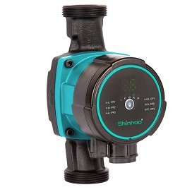 Насос циркуляционный SHINHOO MASTER S 25-6 1x230 В, монтажная длина 130 мм
