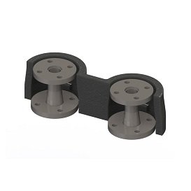 Комплект переходников ELSEN фланцев DN50 PN10 / DN40 PN10