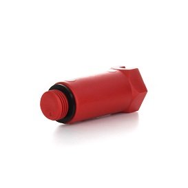 Заглушка удлиненная ELSEN Monolit 20x1/2" с наружной резьбой, красная