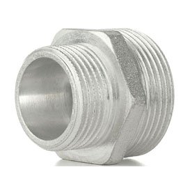 Ниппель переходной ELSEN Metalit TIN PLATED 1"x1 1/2" НН, латунь