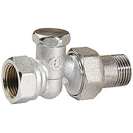 Клапан отсекающий прямой Giacomini R17D2 3/4" ВН, латунь хромированная