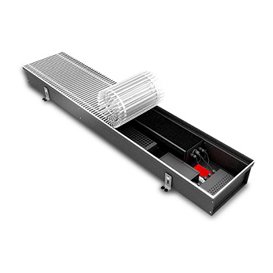 Конвектор внутрипольный Varmann Qtherm 180x110x1000 мм, с принудительной конвекцией, без решетки