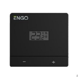 Терморегулятор проводной накладной ENGO 230 В, черный (арт. EASY230B)