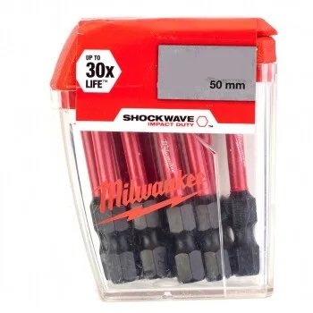 Бита Milwaukee SHOCKWAVE PZ2 50 мм GEN III, 10 шт/уп