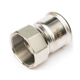 Муфта переходная SANHA NiroPress 22 мм x 3/4", AISI 304L, ВПр-ВР