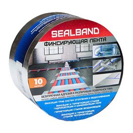 Лента фиксирующая SEALBAND 100x10000 мм, цвет алюминий