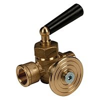 Кран 3-ходовой для манометра Giacomini 1/2", сертифицированный INAIL (ISPESL)
