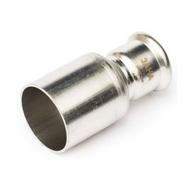 Ниппель редукционный SANHA NiroPress 18x15 мм, AISI 304L, ВПр-НПр
