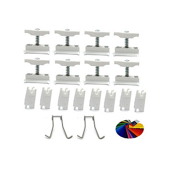 Комплект крепления Zehnder Set CVD (8xBH+CVD0), L=41-60 EL, RAL 7016