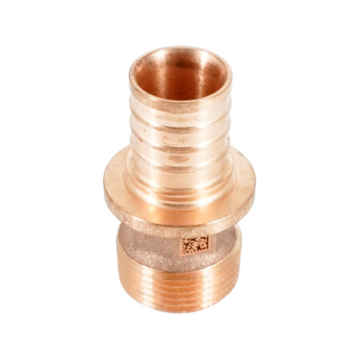 Переходник с наружной резьбой Rehau RAUTITAN RX+ 32 мм x R 1", бронза