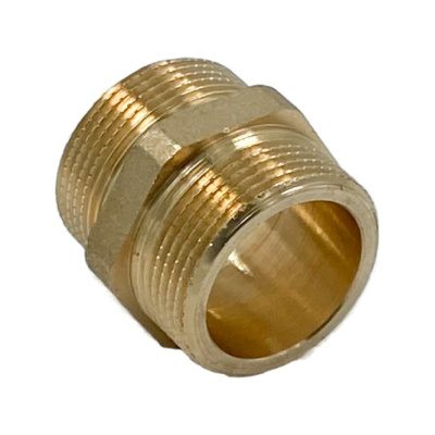 Ниппель равнопроходный ELSEN Metalit 1 1/4" НН, латунь