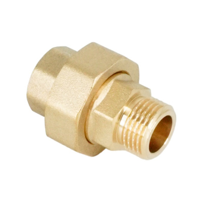 Сгон-американка прямой ELSEN Metalit 1/2" НВ, латунь, с плоским уплотнением, CN