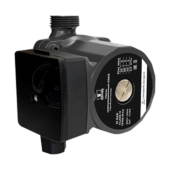 Насос циркуляционный PUMPMAN GRS15 Pmax 90 Вт, Hmax 6 м, Qmax 40 л/мин, 130 мм, без гаек и кабеля