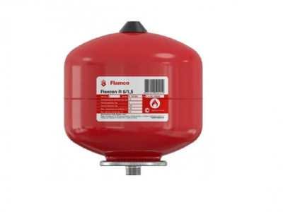 Бак расширительный для отопления Flamco Flexcon R 8 л, 1,5/6 бар