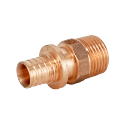Переходник с наружной резьбой Rehau RAUTITAN RX+ 16 мм x R 1/2", бронза