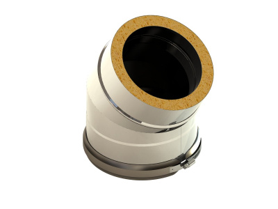 Колено дымохода Jeremias DW-eco ф150 мм 30°