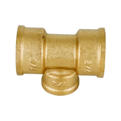 Тройник переходной ELSEN Metalit 3/4"x1/2"x3/4" ВВВ, латунь, CN
