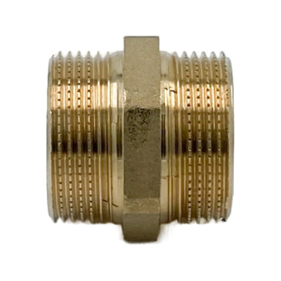 Ниппель равнопроходный ELSEN Metalit 1 1/4" НН, латунь