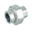 Сгон-американка прямой ELSEN Metalit TIN PLATED 1/2" ВВ, латунь, уплотнение металл по металлу