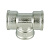 Тройник равнопроходный ELSEN Metalit TIN PLATED 1 1/4" ВВВ, латунь, CN