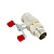 Кран шаровой полнопроходной Oventrop Optibal DN32 1 1/4" НВ, PN16, ручка-бабочка, с ниппелем и НГ