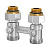 Узел нижнего подключения прямой Simplex Standard Line D1/50 1/2" НР x 3/4" НР, латунь
