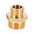 Ниппель переходной ELSEN Metalit 1/2"x3/4" НН, латунь, CN