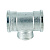 Тройник переходной ELSEN Metalit TIN PLATED 1"x3/4"x1" ВВВ, латунь