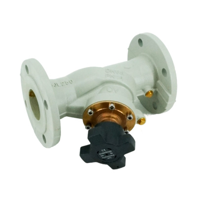 Вентиль запорный фланцевый Oventrop Hydrocontrol AFC DN 65, PN 16, серый чугун, без преднастройки