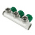 Коллектор модульный ELSEN 3/4"x3/4" EK, 3 контура, с вентилями 90°, латунь TIN
