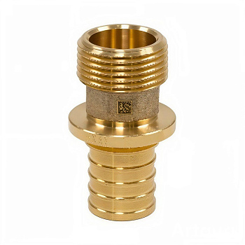 Переходник с наружной резьбой Rehau RAUTITAN MX 50 мм x R 1 1/4", DZR латунь