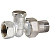 Клапан отсекающий прямой Giacomini R17D2 1/2" ВН, латунь хромированная